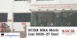 SCISR MBA Admission 2025 to 27
